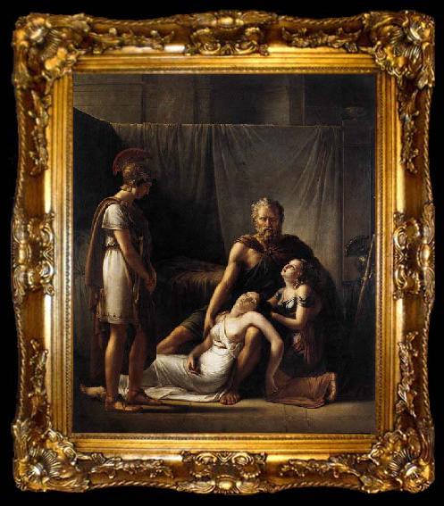 framed  KINSOEN, Francois Joseph The Death of Belisarius